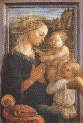 Sandro Botticelli Filippo Lippi.Madonna with Child and Angels or Uffizi Madonna (mk36) Sweden oil painting artist